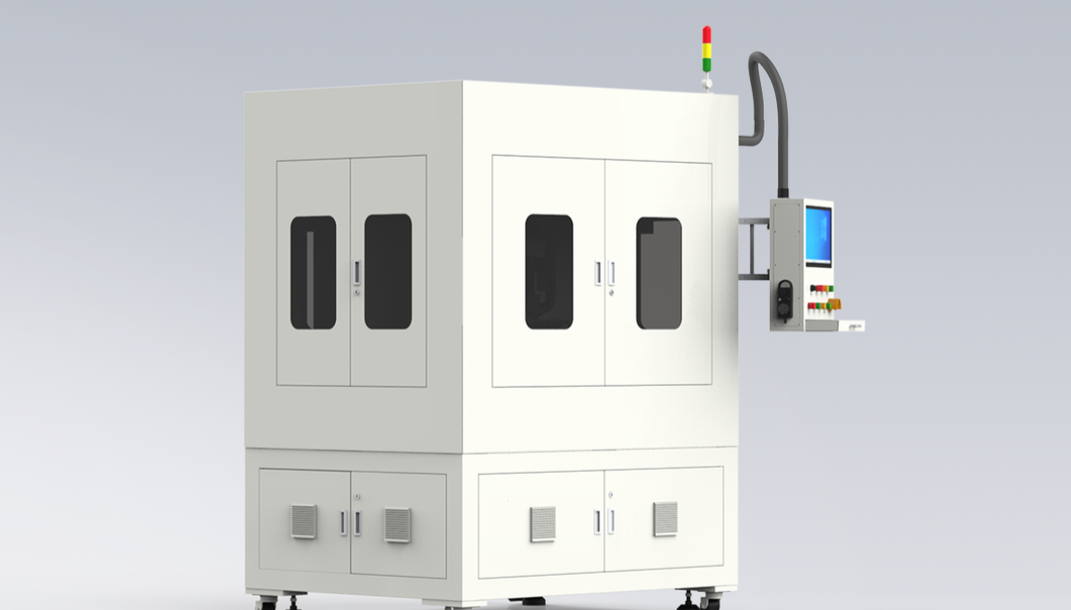 激光划线清边切割裂片一体机应用