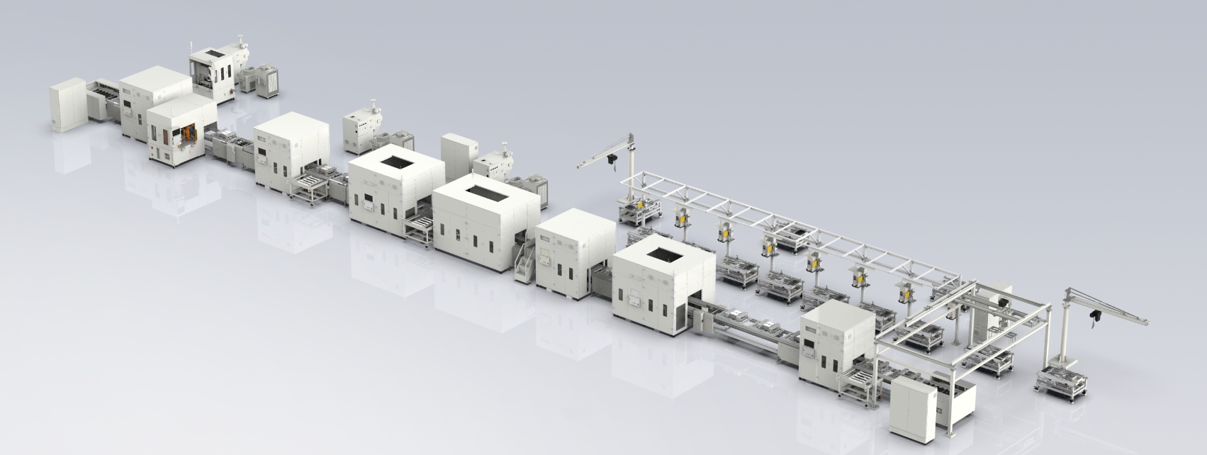 圆柱模组PACK自动装配线应用